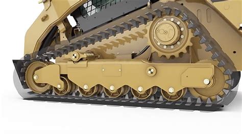 caterpillar rubber track skid steer track repair|cat track undercarriage.